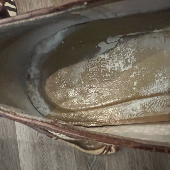 Stuart weitzman straw peep toe - Picture 3 of 4